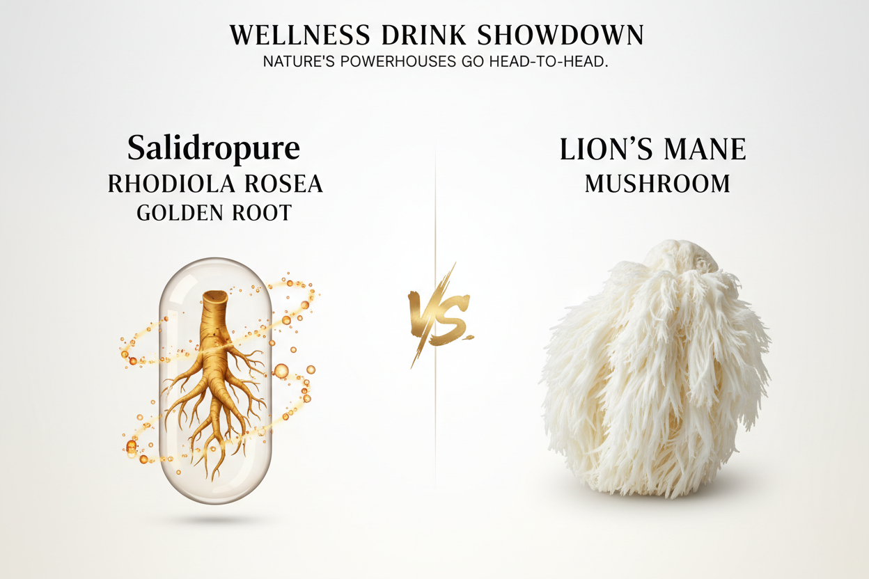 Is Lion's Mane or Rhodiola Better for Stress and Focus? A Clear Comparison and Why High-Potency Salidroside Matters Drink Lithios