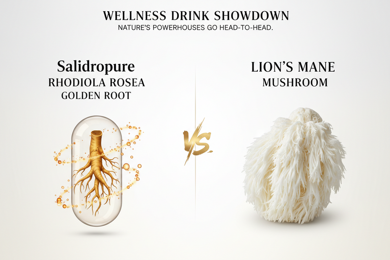 Is Lion's Mane or Rhodiola Better for Stress and Focus? A Clear Comparison and Why High-Potency Salidroside Matters Drink Lithios