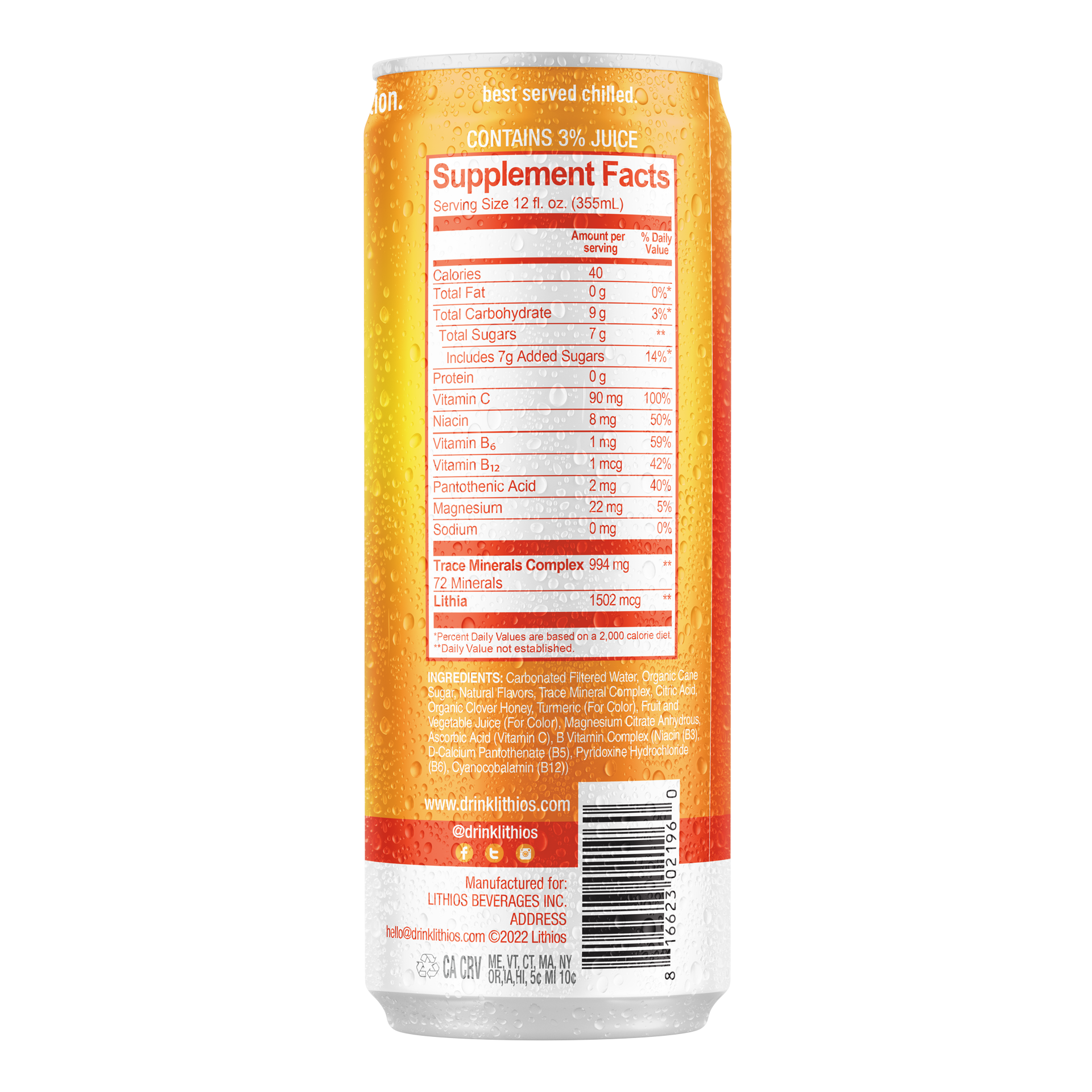 Variety Pack Mixed Berry Orange Mango Electric Lime